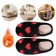 thumbnail image 5 of Pantuflas Con Punta Cerrada Forma Corazón Felpa Antideslizantes Cómodas para Otoño E Invierno, 5 of 9