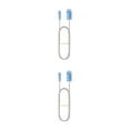 thumbnail image 1 of Monstrate El cepillo de limpieza de tuberías de cabello doble flexible aborda cualquier tubería con facilidad y el cabello de nylon de alta azul 2piezas, 1 of 6