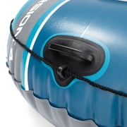 INTEX 66324EP Excursion 4 Inflatable Boat Set w/Oars, Pump, Adjustable Seats & Rod Holders