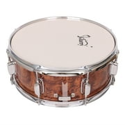 Lowestbest Snare Drum Kit, Snare Drum Set, 13 x 3.5" Snare Drum Poplar Wood Drum Percussion Set Tiger Stripes