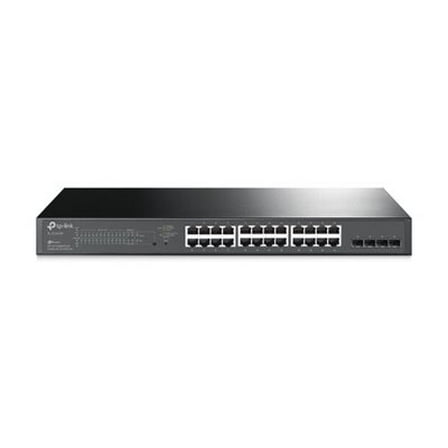 TP-Link Omada 28-Port Gigabit Smart Switch with 16-Port PoE  - 24 Ports - Gigabit Ethernet - 10/100/1000Base-T, 1000Base-X - 2 Layer Supported - Modular - 4 SFP Slots - 184.70 W Power Consumption -...