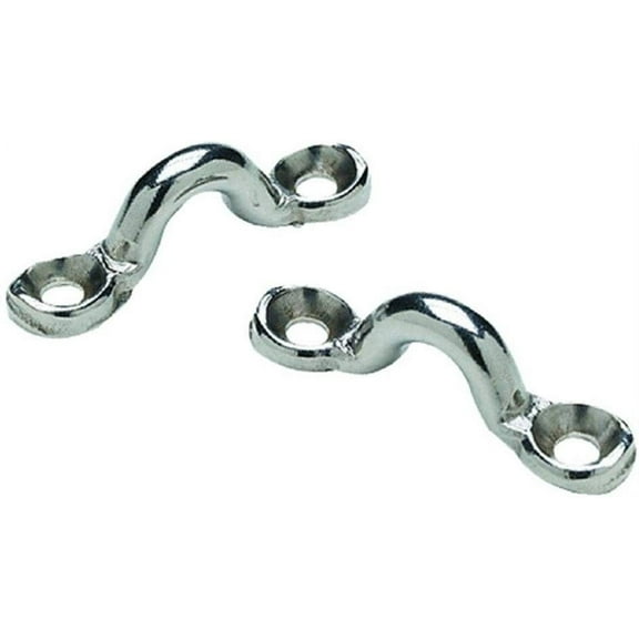 Seachoice Eye Strap Nylon - Non-Corrosive, White - 4 Pack, 1-7/8 In. L x 11/32 In. Id Eye