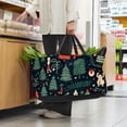 thumbnail image 6 of Christmas Tree Large Capacity Reusable Laundry Bag – Foldable Oxford Cloth Shopping Bag, Cube Organizer, and Beach Bag, 6 of 7