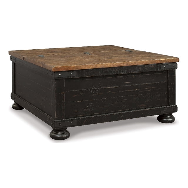 Ashley Furniture Valebeck Table Basse à Plateau Relevable, Noir Vintage
