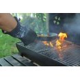 thumbnail image 2 of 16 Inches,932, Leather Forge//Stick Welding Gloves Heat/Fire Resistant, Mitts for Oven/Grill/Fireplace/Pot Holder/Tig Welder//BBQ/ glove GreyBlack, 2 of 5
