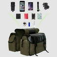 thumbnail image 4 of Waterproof Double Pannier Cargo Rear Seat for Motorcycles Cycling, 4 of 7