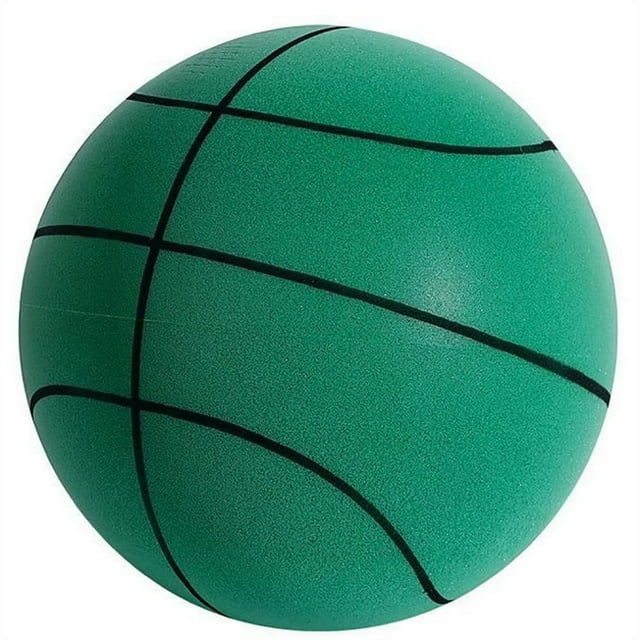 Dosaele Silent Basketball Foam Basketball Indoor Training Ball Uncoated High-Density Foam Ball Low Noise Training Silent Basketball Indoor Quiet Uncoated Soft Basketball