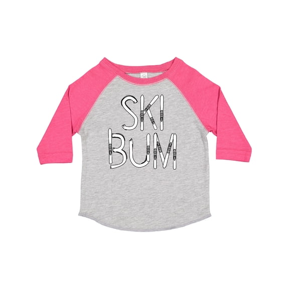 Inktastic Ski Bum Boys or Girls Toddler T-Shirt