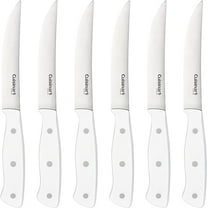 Cuisinart C77TR-S6SKW White Triple Rivet 6pc Steak Knife Set