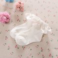 thumbnail image 1 of Kmbangi Children's Monochrome Stockings Lace Edge Soft and Cute Socks, 1 of 9