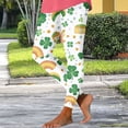 thumbnail image 7 of BiZtdJrK Womens St Patricks Leggings Stretchy High Waisted Soft Legging Pants Irish Shamrock Clover Print Tight Workout Yoga Pants Yellow XXXL, 7 of 7