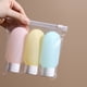 thumbnail image 3 of Seitruly Botella vacía de 60ml, dispensador de acondicionador de muestra de crema cosmética, soporte de almacenamiento para baño y ducha, contenedor, Bolsas de maquillaje Blanco Seitruly  CE014744-04, 3 of 6