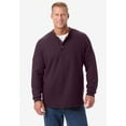 thumbnail image 4 of KingSize Men's Big & Tall Bonded Sherpa Waffle Henley, 4 of 4