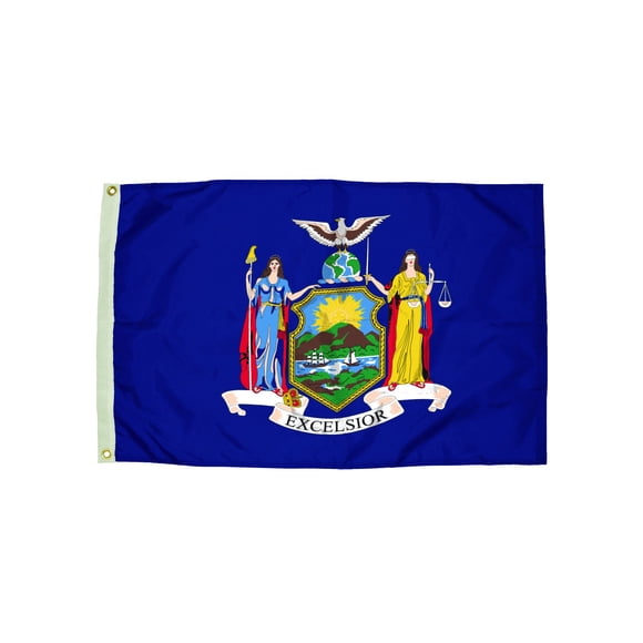 Bandera All Star Flags Nueva York 91 x 152 cm para exterior de nailon