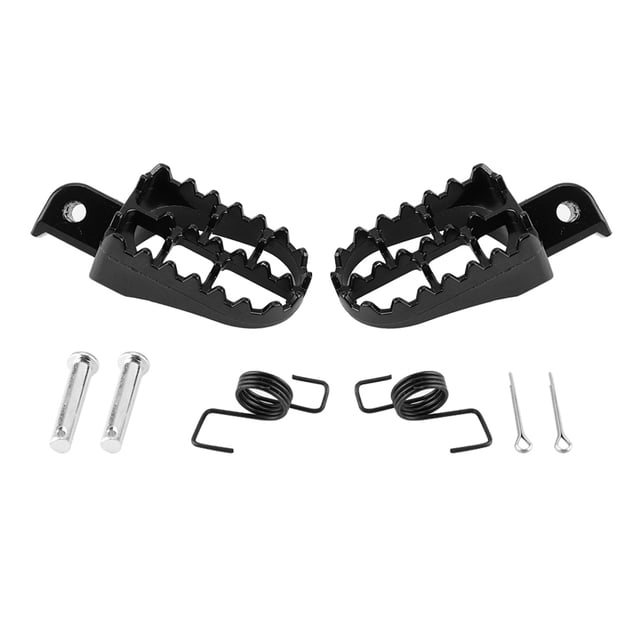 2 piezas de reposapiés para motocicleta, pedales y reposapiés para Yamaha PW50 PW80 TW200