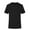 Black, variant on Men's Athletic Shirts with Pocket Short Sleeve Solid Color Stretch Big and Tall Sportswear Top