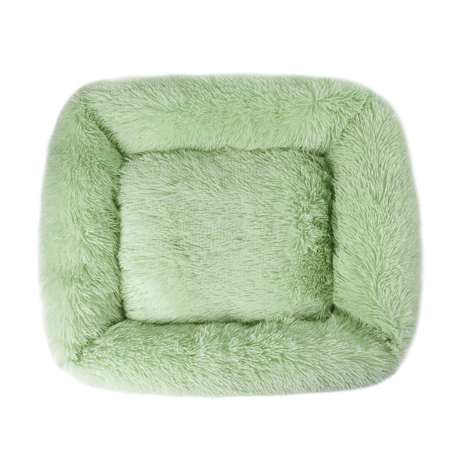 Sennaux Rectangle Plush Pet Bed Calming Bed for Dogs Cats Kennel Cuddler Crate Cushion Mat Washable