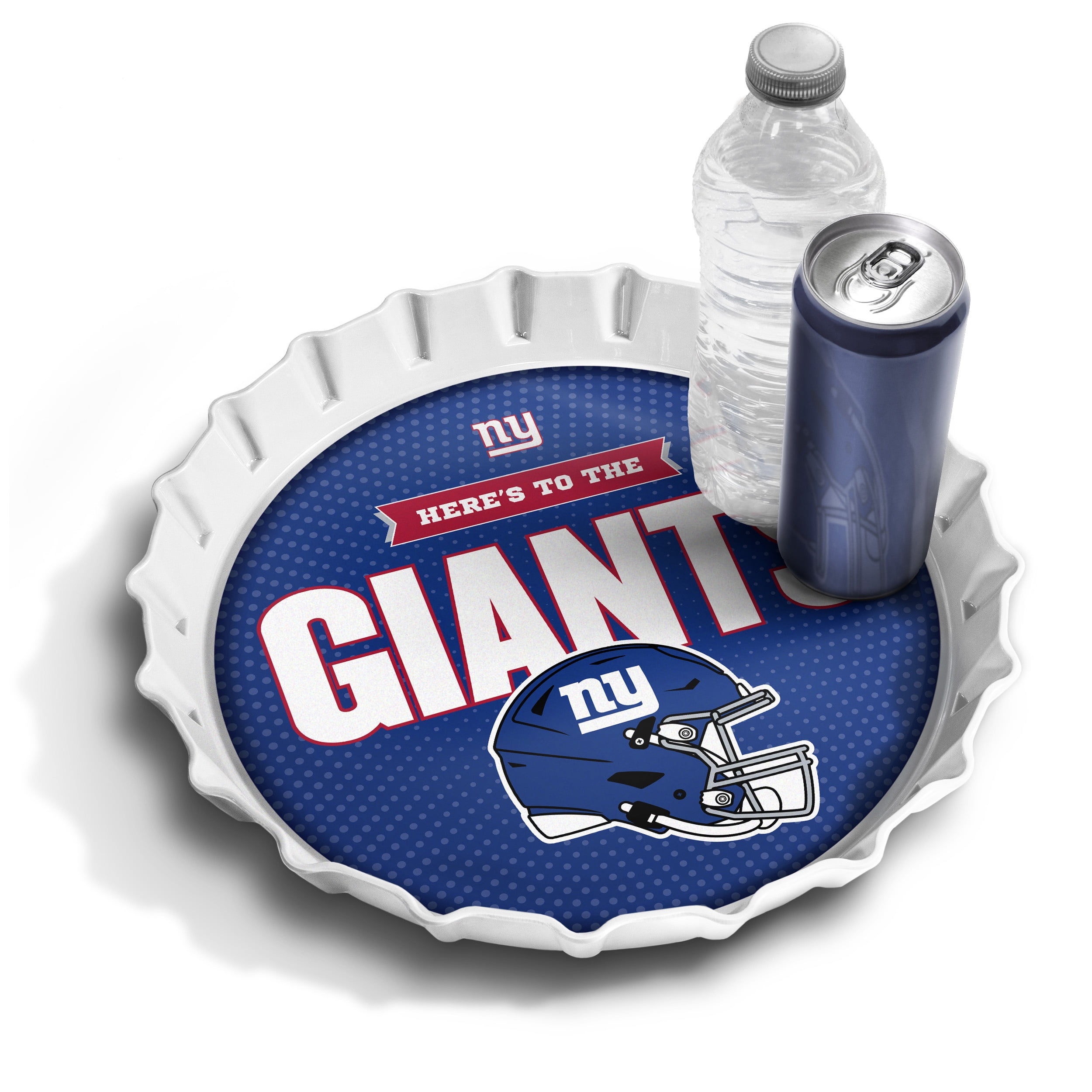 YouTheFan NFL New York Giants Bottle Cap Serving Tray