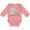 Mauve, variant on Inktastic Elephant Future Big Sister Girls Long Sleeve Baby Bodysuit