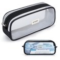 thumbnail image 1 of Estuche de malla de rejilla para lápices, estuche transparente para bolígrafos, estuche para marcadores, organizador multifunción, estuche transparente, bolsa de maquillaje, regalo para la, 1 of 6