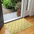 thumbnail image 2 of Yellow Lemon Fruit Dots LightYellow Pattern Door Rugs,Washable Non Slip Door Mats Indoor,Decorative Door Mats,Entry Mat Indoor for Entrance,Bedroom,Kitchen,Bathroom,17"x30", 2 of 6