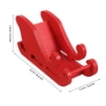 thumbnail image 2 of VERDANVERSE Wooden Sled for Crafts Red Wood Tabletop Display for Holiday Fun 1Set, 2 of 6