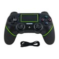 thumbnail image 1 of Gamepad inalámbrico Dual Shock Game Controller Bluetooth Recargable Gamepad Reemplazo para PS4, Negro Verde Guardurnaity EL001950-03B, 1 of 2
