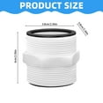 Liuanngg Plumbing Fittings Hose Connector 38mm Pool Hose 38mm Connector