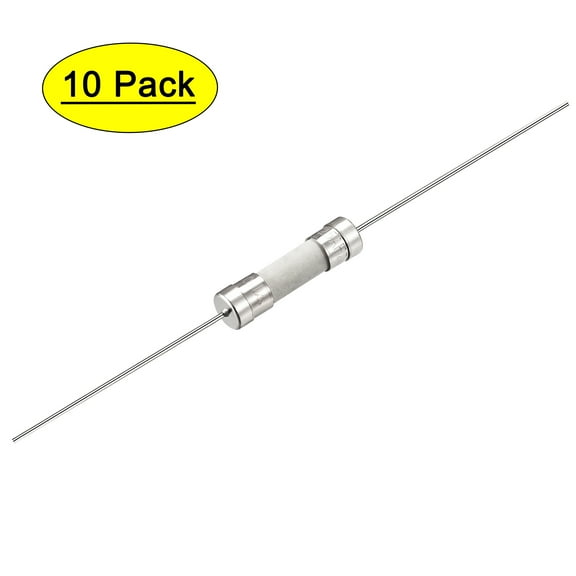 Slow Blow Fuse Time Delay Wire Ceramic Fuses 5mm x 20mm 250V T2.5A, 10Pcs