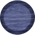 thumbnail image 1 of Unique Loom Del Mar Collection Tapis Rond Transitionnel Contemporain, 6', Bleu Marine/beige, 1 of 1