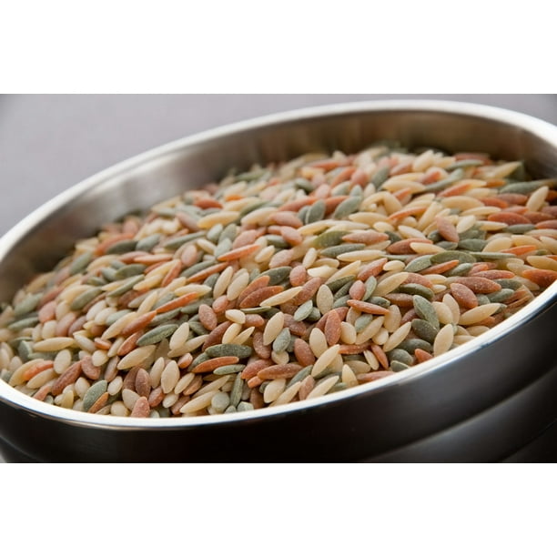 (Price/Case)Inharvest 16262 TriColored Orzo Pasta 62 Pound Walmart