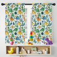 thumbnail image 5 of Blackout Kids Curtains,LightColor Dinosaurs Floral Pattern Childrens Insulated Curtains Set Of 2,Bedroom Essentials,Toddler Room Decor 42"x54", 5 of 5