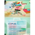 thumbnail image 2 of Sorbus Clear Storage Box with 16 Organizing Cases – Ideal for Photo, Craft, & Small Item Storage, 2 of 7