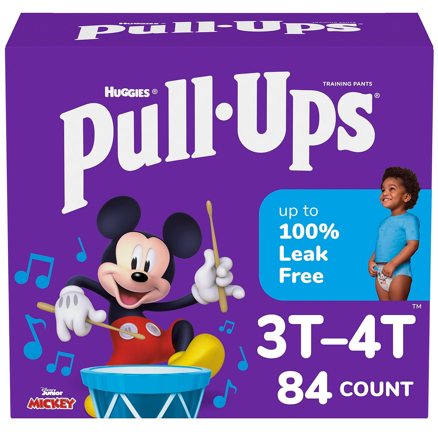 Huggies Pull-Ups Potty Training Pants Boys 3T-4T 84 CT (45271)