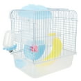 thumbnail image 3 of Rat Cage Hamster Cage Rat Wire Cage Large Space Dwarf Hamsters Double-deck Castle, 3 of 9