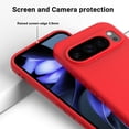 thumbnail image 4 of For Google Pixel 10 Pro Case Liquid Silicone Phone Back Cover with Hand Strap - Green, 4 of 5