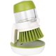 thumbnail image 1 of Cepillo dispensador de jabón para fregar palma con bandeja de goteo, cepillo de lavado para platos, ollas, sartenes, limpieza de fregadero, juego de soporte de almacenamiento para fregador de cocina, 1 of 6