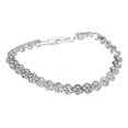 thumbnail image 2 of Ociviesr Women'S 925 Silver Hollow Chain Bracelet Charm Wrist Bangle Clasp Gift Silver Jewelry, 2 of 8