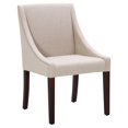 thumbnail image 1 of Sunpan Lucille 18" Traditional Fabric and Wood Dining Chair in Cream, 1 of 6