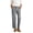 AA-Gray, variant on Womens Linen Pants for Summer Casual Button Down Wide Leg Dress Pants Solid Color Palazzo Work Trousers with Pockets Red S