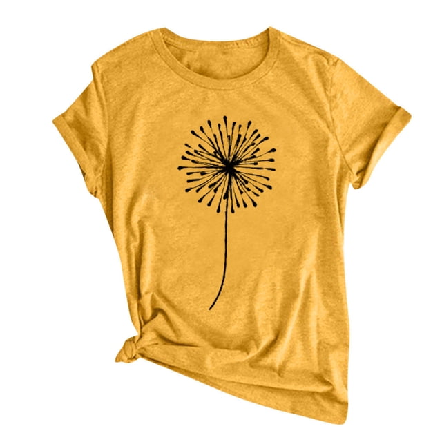 WEAIXIMIUNG Blouse Décontractée de la Saint-Valentin Manches Amples Imprimées Hauts Femme T-Shirt Court Col Rond Blouse Femme