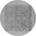 thumbnail image 1 of Ahgly Company Indoor Round Oriental Gray Traditional Area Rugs, 6' Round, 1 of 4