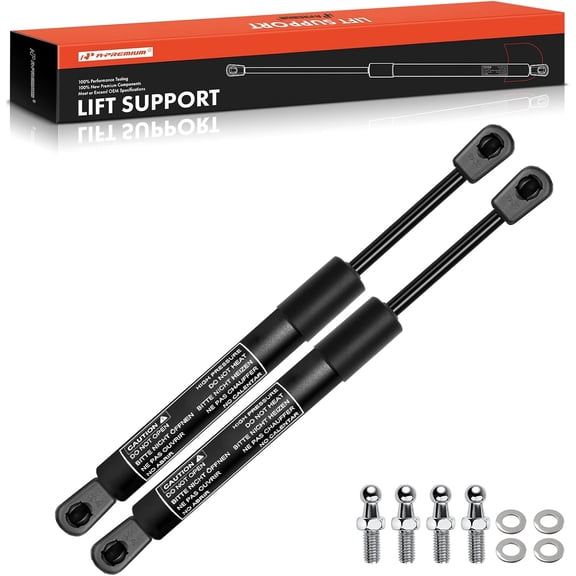A-Premium 17.13 inch 28lb Lift Supports Gas Spring Shock Struts Replacement for Toolbox Cabinets Sliding Window Storage Bed Bench Lids Basement Door Boat Hatch 2-PC Set