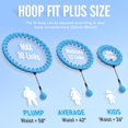 thumbnail image 3 of Aro de fitness con peso JKSHMYT, 30 eslabones, ajustable, 3 kg, azul, 3 of 6