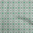 thumbnail image 1 of oneOone Velvet Jewel Green Fabric Mosaic Craft Projects Decor Fabric Printed By The Yard 58 Inch Wide, 1 of 5