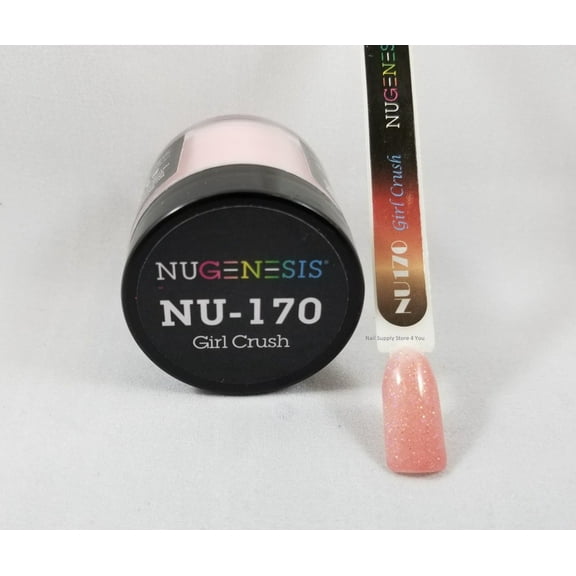 NUGENESIS Nail Color Dip Dipping Powder 1oz/jar - NU170 Girl Crush