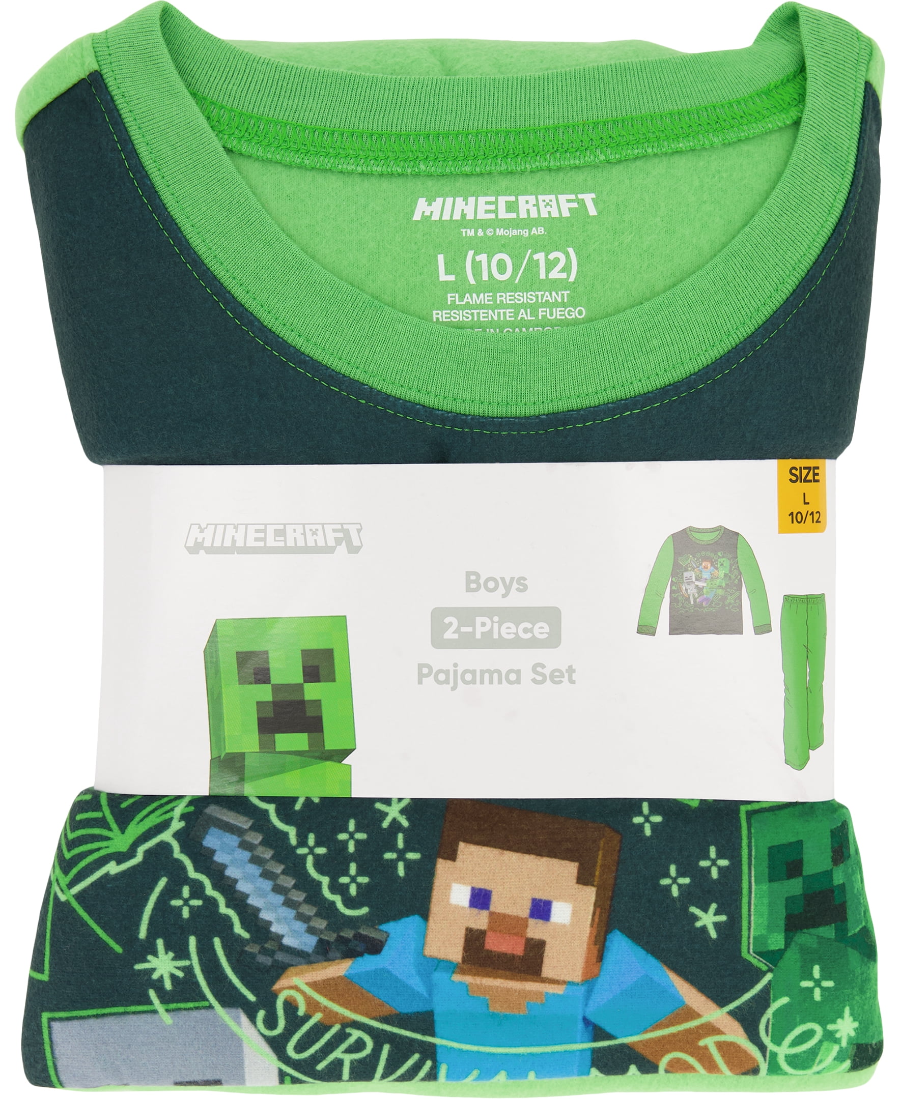Boys Licensed Character Long Sleeve Top and Pants, 2-Piece Sleet Set, Sizes 4-12