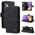 thumbnail image 1 of Allytech Wallet Case for Samsung Galaxy A32 5G 6.5-inch Phone (Not fit A32 4G) - Folio Flip Cover Kickstand Multiple Cards Holders Cash Pocket Zipper Wallet Case with Hand Wrist Shoulder Strap - Black, 1 of 6