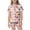 A-Beige423, variant on JAJAHO Girls Pajamas Set For Kids Halloween Satin Sleepwear Ghost Printed Short Sleeve Shirts And Shorts 2 Piece Set 2-13Y