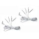 thumbnail image 1 of Cables conductores TENS con descuento, duplicador de puertos, conectores de 4 pines de 2 mm (paquete de 2), 1 of 5